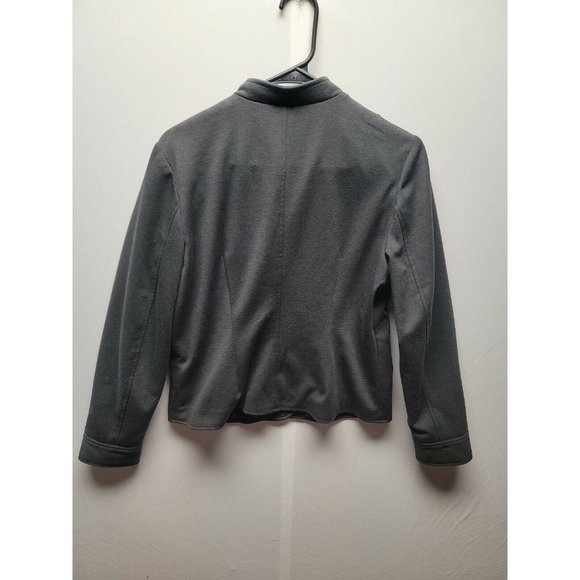 Apt 9 Gray Button Up Long Sleeve Military Style Jacket Size M - Picture 4 of 5